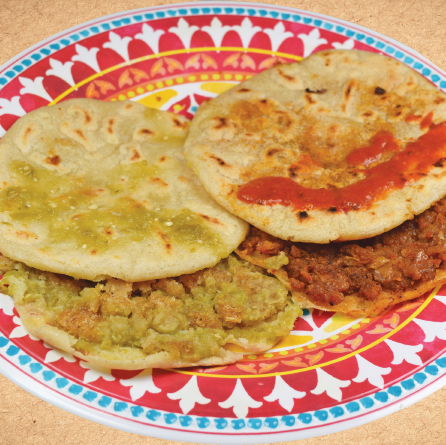 GORDITAS DE CHICHARRÓN CON SALSA VERDE O ROJA – La Chocita Mexican  Restaurant